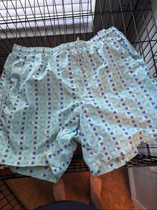 Columbia Other - Columbia Light Blue Geometric Swim Trunks